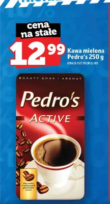 Kawa mielona Pedro's Active promocja w TOPAZ