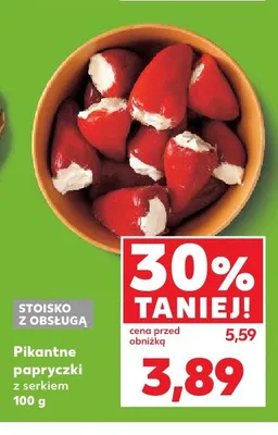 Pikantne papryczki z serkiem Kaufland promocja w Kaufland