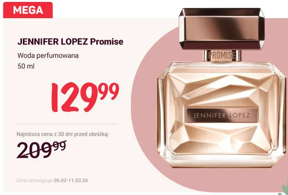 Woda perfumowana Promise promocja w Rossmann