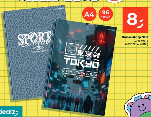 Brulion A4 Top 2000 96 kartek w kratkę promocja w Dealz