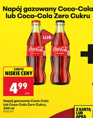 Napój gazowany Coca-Cola promocja w Biedronka