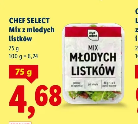 Mix z młodych listków promocja w Lidl