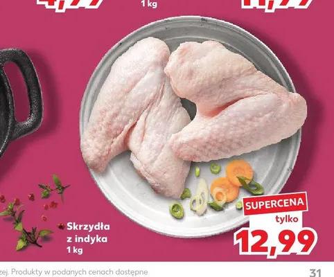 Skrzydła z indyka promocja w Kaufland