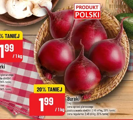 Buraki promocja w POLOmarket
