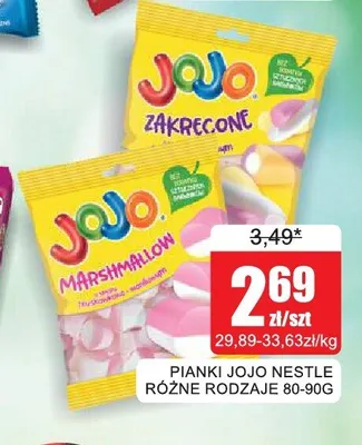 Pianki Jojo Nestle Marshmallow promocja w Bingo