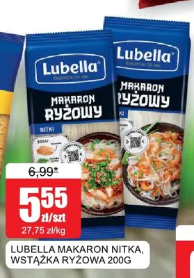 Makaron wstążka ryżowa Lubella promocja w Bingo