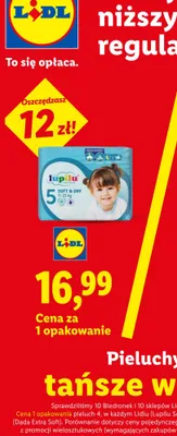 Pieluchy Lupilu 5  promocja w Lidl