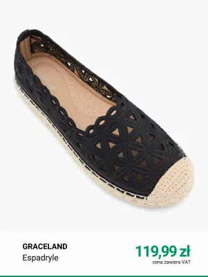 Espadryle Graceland promocja w Deichmann