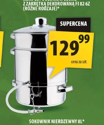 Sokownik nierdzewny 8 l promocja w Arhelan