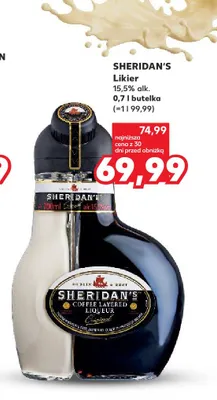 Likier Sheridan's promocja w Kaufland