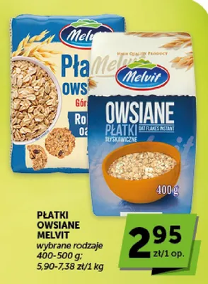 Płatki owsiane górskie Melvit promocja w Euro Sklep
