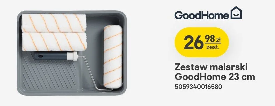 Zestaw malarski 23cm promocja w Castorama