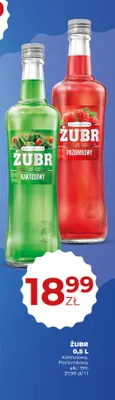 Likier Żubr kaktusowy promocja w Duży Ben