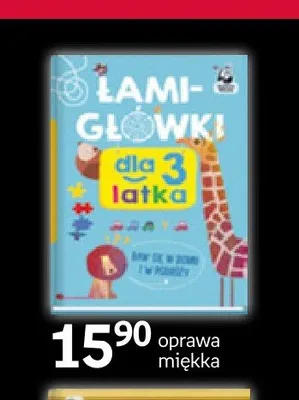 Książka Łamigłówki dla 3 latka promocja w Empik