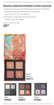 Paleta cieni do powiek Ultra Colour Silver Avon promocja w AVON