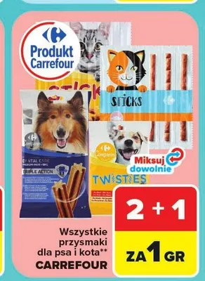 Przysmaki dla psa Chico promocja w Carrefour