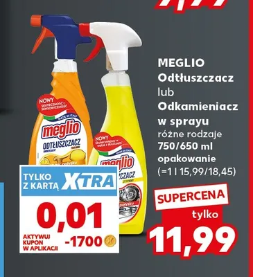 Odtłuszczacz w sprayu Meglio promocja w Kaufland