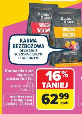 Karma dla kota Premium Dolina Noteci promocja w Carrefour