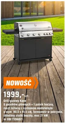 Grill gazowy Kane promocja w OBI
