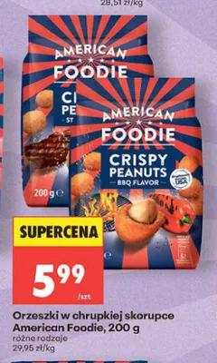 Orzeszki w chrupkiej skorupce chili American Foodie promocja w Biedronka