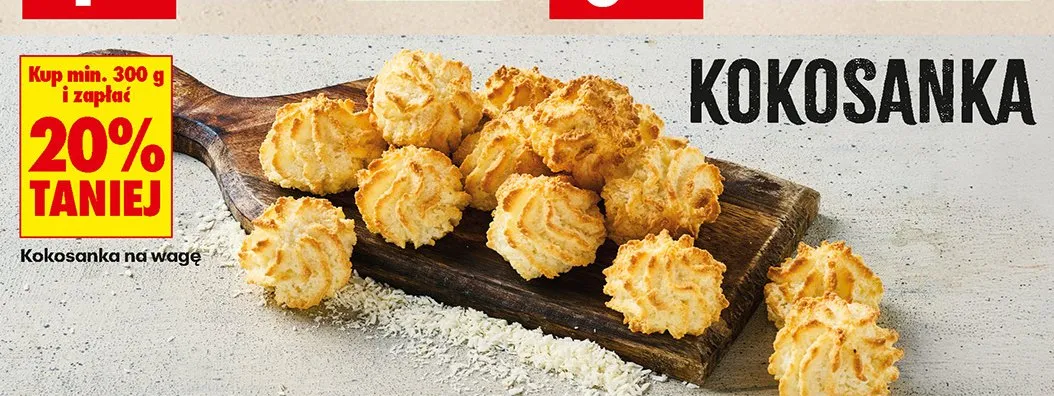 Kokosanka na wagę promocja w Biedronka