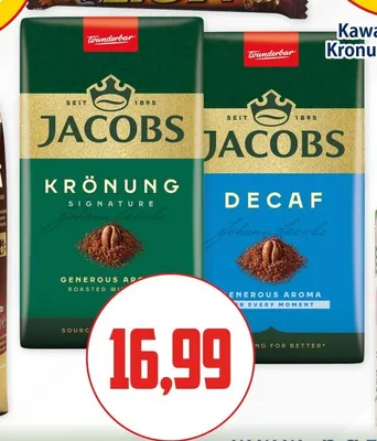 Kawa mielona Decaf Jacobs promocja w Kupiec