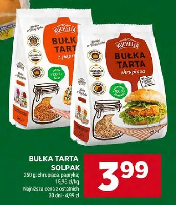 Bułka tarta z papryką Solpak Kuchella promocja w Stokrotka
