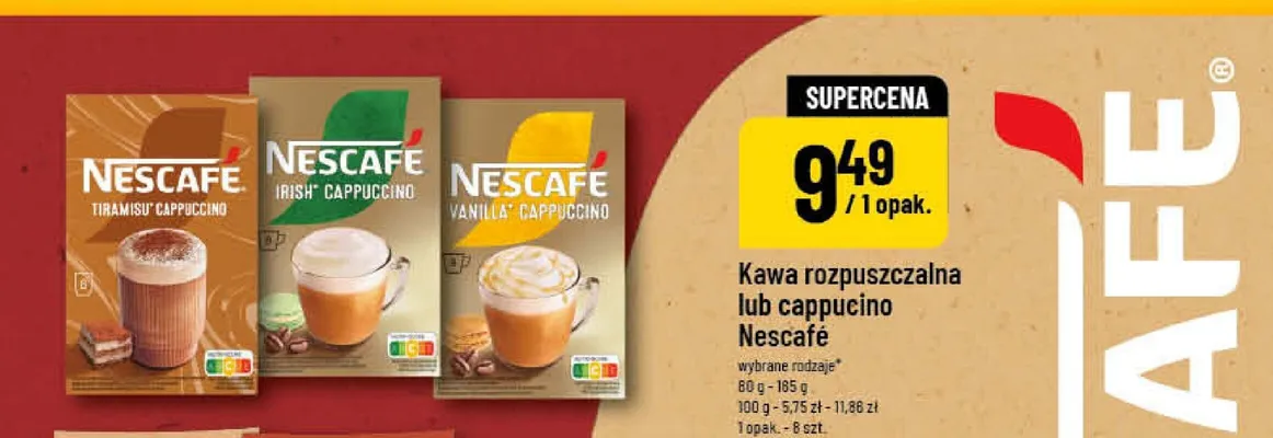 Cappucino Nescafé promocja w POLOmarket