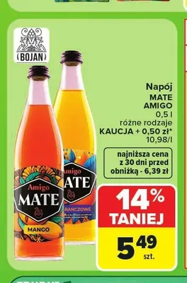 Napój Mate Amigo Ranczowe promocja w Carrefour Market