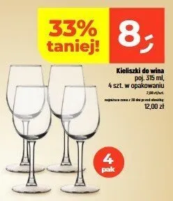 Kieliszki do wina 4-pak promocja w Dealz