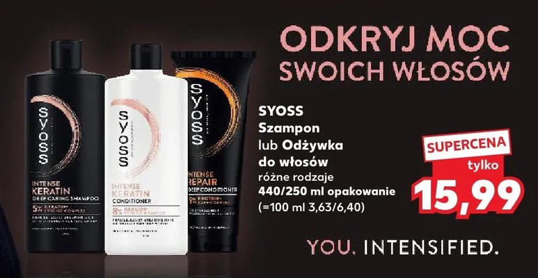 Odżywka do włosów różne rodzaje  promocja w Kaufland