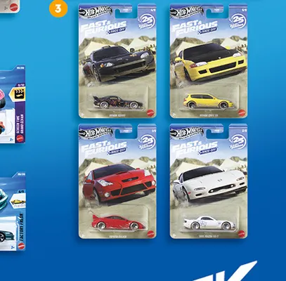 Samochodzik Hot Wheels Fast & Furious Honda S2000 promocja w Biedronka