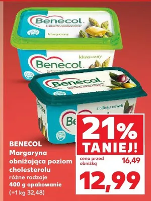 Margaryna obniżająca poziom cholesterolu różne rodzaje promocja w Kaufland