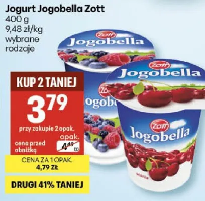 Jogurt wybrane rodzaje promocja w Delikatesy Centrum