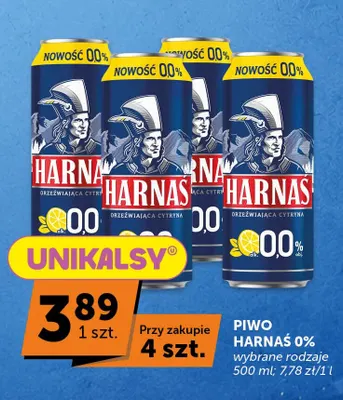 Piwo bezalkoholowe Harnaś promocja w ABC