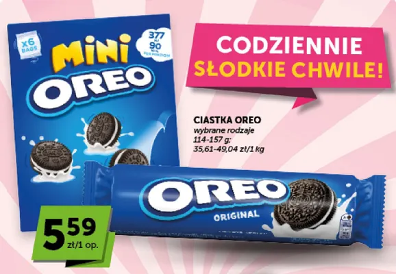 Ciastka Oreo Mini promocja w Groszek