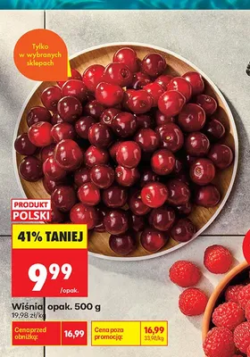 Wiśnia polska promocja w Biedronka