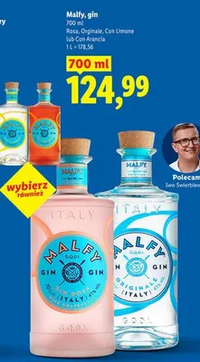 Gin Malfy Con Arancia promocja w Lidl