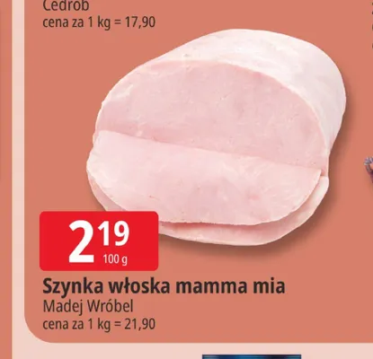 Szynka włoska Mamma Mia Madej Wróbel promocja w Leclerc