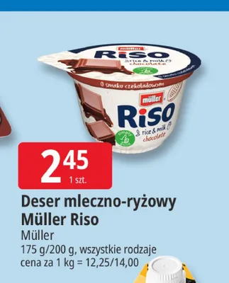Deser mleczno-ryżowy Müller Riso promocja w Leclerc
