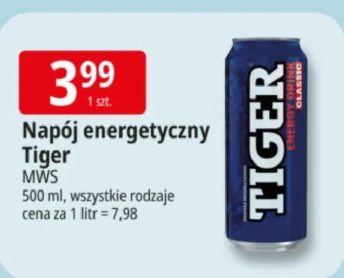 Napój energetyczny classic BIG POWER promocja w Leclerc