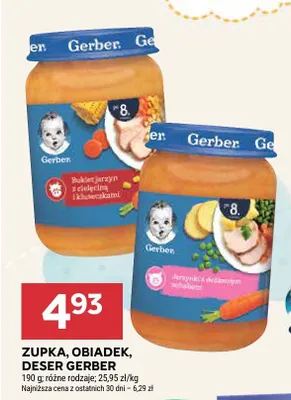 Zupka, obiadek, deser promocja w Stokrotka