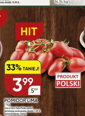 Pomidor Lima promocja w Chata Polska