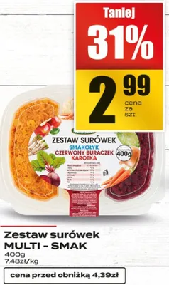 Zestaw surówek multi-smak promocja w Supeco