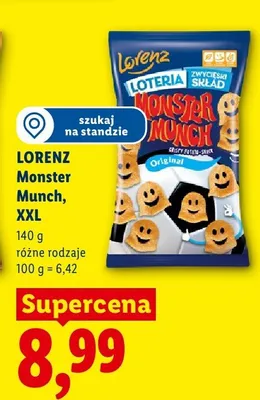 Chrupki Lorenz Monster Munch XXL Original promocja w Lidl