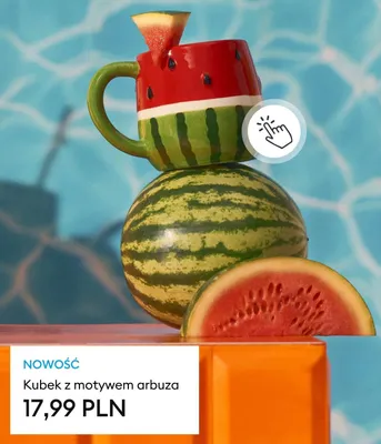 Kubek z motywem arbuza promocja w Sinsay