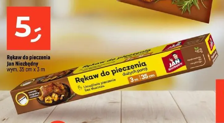Rękaw do pieczenia Jan Niezbędny 35 cm x 3 m promocja w Dealz