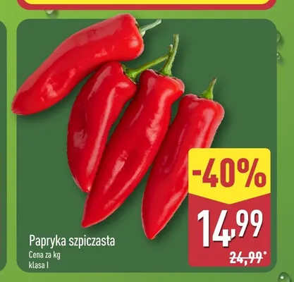 Papryka szpiczasta promocja w Aldi