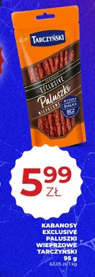 Kabanosy Exclusive Paluszki wieprzowe Tarczyński promocja w Duży Ben