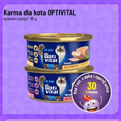 Karma dla kota Optivital promocja w POLOmarket